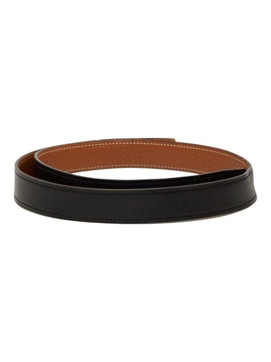 Hermes Reversible Belt Buckle 75 Black Brown Box Calf Togo main image 7
